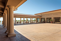 Marriott Outdoor Reception Space