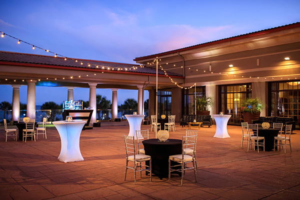 Marriott Outdoor Reception Space